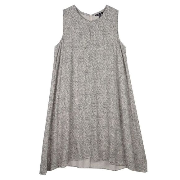 Eileen Fisher NWT BROKEN CHEVRON TENCEL VISCOSE dress size XS - Picture 1 of 8